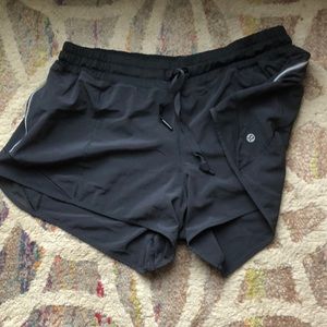Black lulu lemon speed short size 12